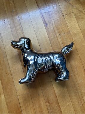 Gold Dog Figurine Home Accent - Gold Decorative Sculpture
